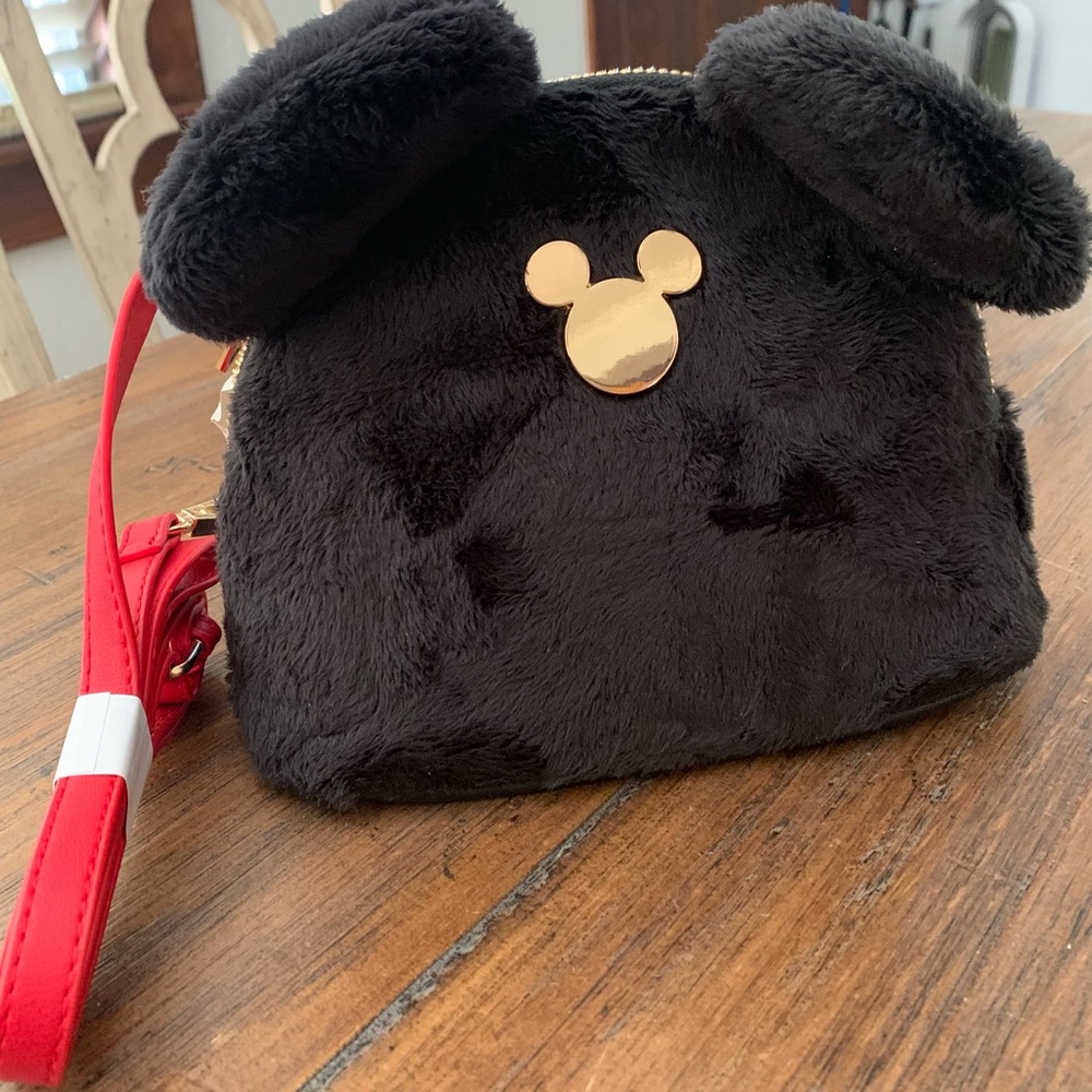 Disney Black and Gold Crossbody Bag